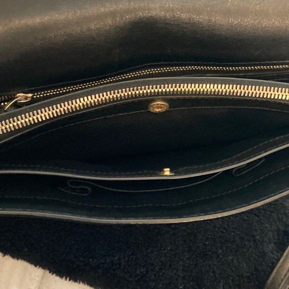 Valentino Garavani Black Leather Clutch/large wristlet - Picture 11 of 11